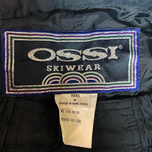 OSSI Skiwear Lined Black Pants Men’s Medium - Picture 3 of 5